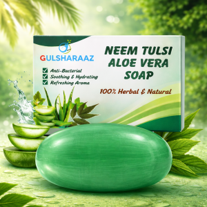 Neem Tulsi Aloe Vera Herbal Soap – 100% Natural, Skin Cleansing & Refreshing Bath Soap